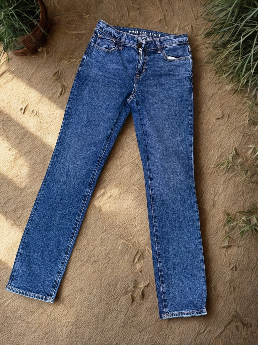 American Eagle Outfitters   Blue jeans Size  0 Stretch women’s New